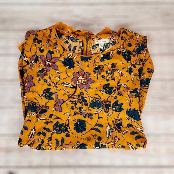 Silence + Noise Floral Flowy Swing Dress Size Small Casual Date Night - Picture 2 of 8